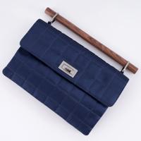  Chanel Navy Satin & Wood CHOCO-BAR Handbag - Sold for $3,328 on 10-11-2026 (Lot 666).jpg
